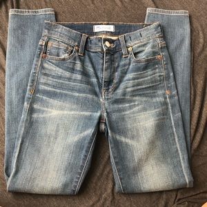 Like New Madewell High Riser Skinny Jeans